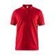 Craft Casual Polo Pique Herre Bright red L 