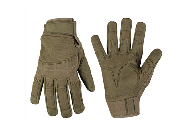 Mil-Tec Assault Gloves, Taktiske hansker Herre, Olivengrønn, XL