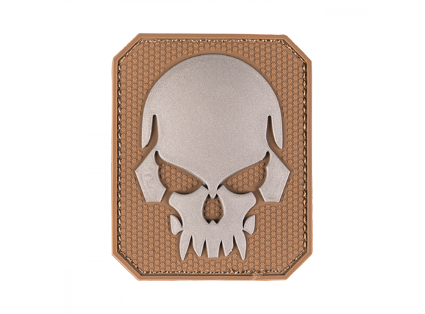 Mil-Tec Badge med velcro PVC Skull