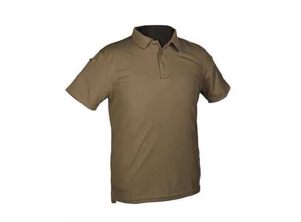 Mil-Tec Taktisk kortermet poloskjorte Herre, Olivengrønn, S