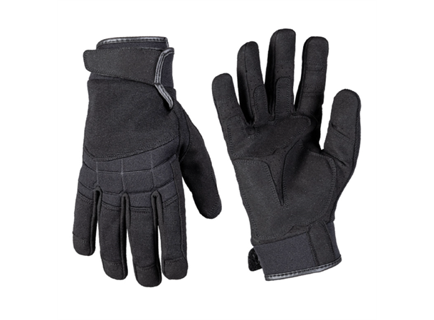Mil-Tec Assault Gloves, Taktiske hansker Herre, Sort, XXL