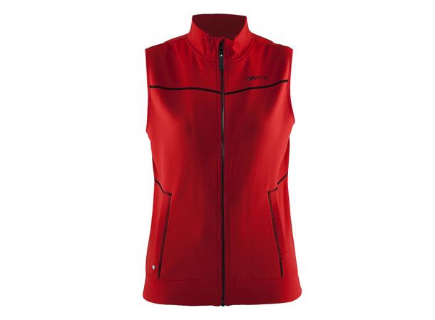 Craft In-The-Zone Vest, Dame Bright red, S