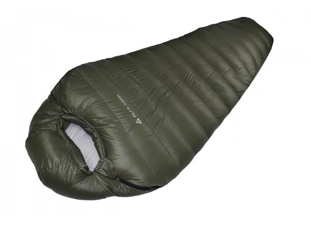 AlfaGear Sovepose Andedun -5°C, Militærgrønn